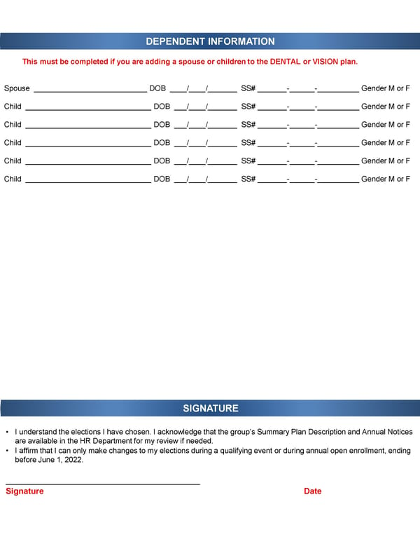 Gage OE Fillable Enrollment Form - Page 2